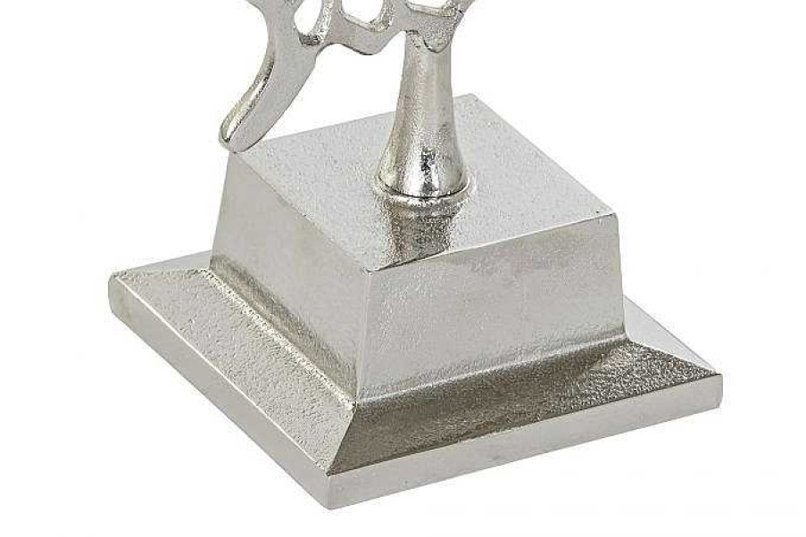 Mesas Baratas Tienda de Muebles en Las Palmas Mesitas Auxiliares | Mesita Auxiliar Aluminio Mariposa 38X38X52.5Cm
