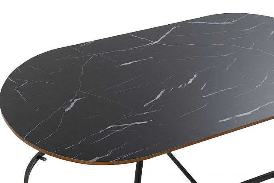 Mesas Baratas Tienda de Muebles en Las Palmas Mesas De Centro | Mesa Caf Black Glam 99.5X40X50Cm