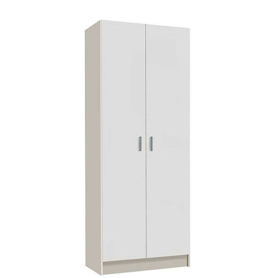 Cocina Tienda de Muebles en Las Palmas | Armario Multiusos Escobero 2 Puertas 73Cm Blanco Artik