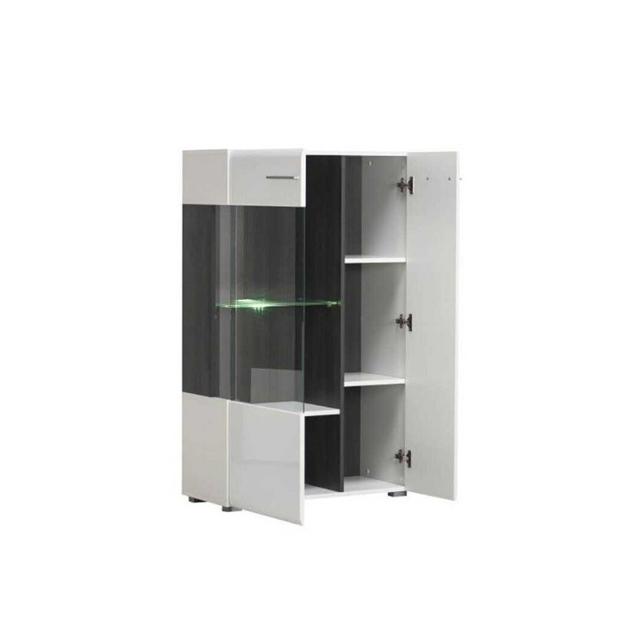 Muebles De Comedor Tienda de Muebles en Las Palmas | Vitrina Baja Enzo 77,5X35X124Cm.